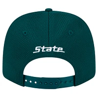 Casquette extensible à bouton-pression COOLERA 9SEVENTY Michigan State Spartans de New Era pour homme, vert forêt