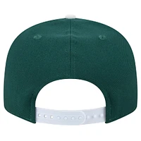 Men's New Era Forest Green Michigan State Spartans Two-Tone 9FIFTY Snapback Hat