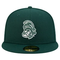 Men's New Era Green Michigan State Spartans Vault 59FIFTY Fitted Hat