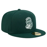Men's New Era Green Michigan State Spartans Vault 59FIFTY Fitted Hat