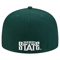 Men's New Era Green Michigan State Spartans Vault 59FIFTY Fitted Hat