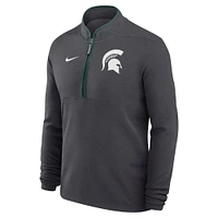 Men's Nike  Anthracite Michigan State Spartans Victory Performance Half-Zip Top