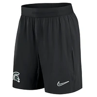 Short de performance Nike Michigan State Spartans 2024 Sideline pour homme, noir