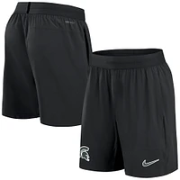 Men's Nike Black Michigan State Spartans 2024 Sideline Performance Shorts