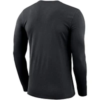 Men's Nike Black Michigan State Spartans Basketball Icon Legend Performance Long Sleeve T-Shirt