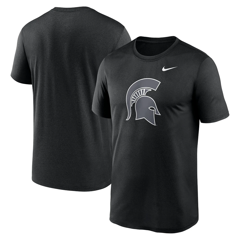 Men's Nike Black Michigan State Spartans Color Pop Logo Legend T-Shirt