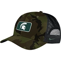 Nike Casquette Snapback Camo/Noir Michigan State Spartans Classic99 pour Homme