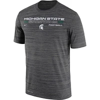 Men's Nike Charcoal Michigan State Spartans Velocity Legend Performance T-Shirt
