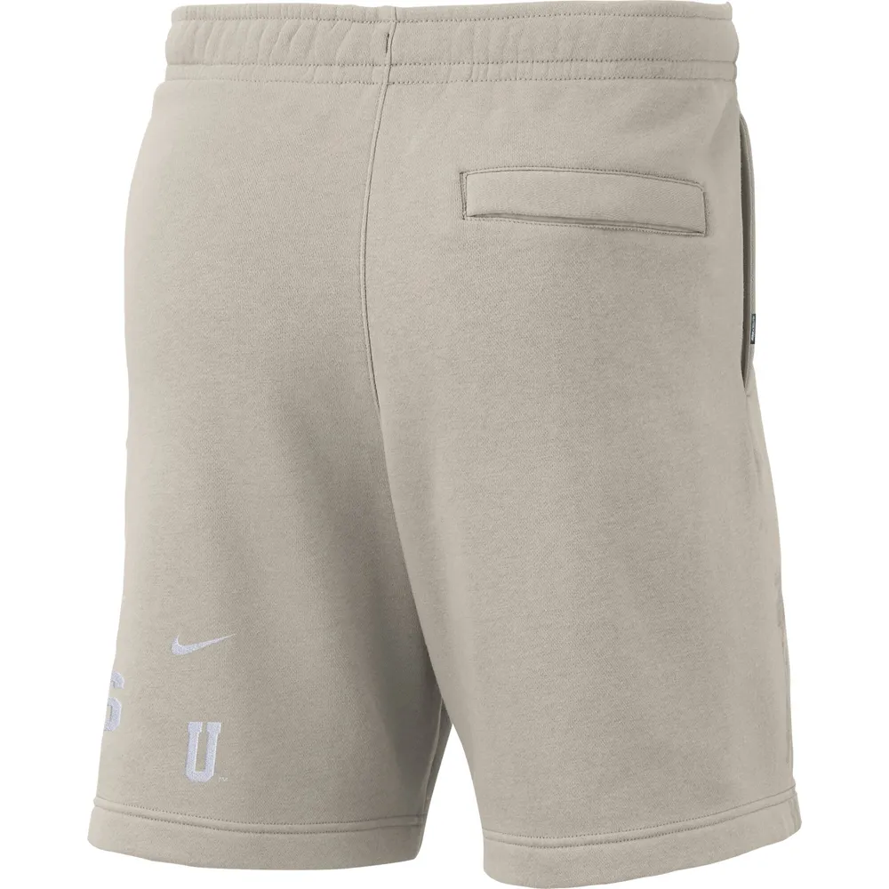 Short Nike Michigan State Spartans Fleece crème pour homme