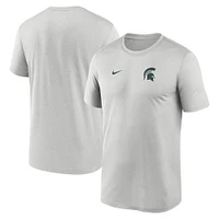Men's Nike Michigan State Spartans 2025 Sideline Small Logo Legend Performance T-Shirt