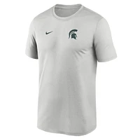 Men's Nike Michigan State Spartans 2025 Sideline Small Logo Legend Performance T-Shirt