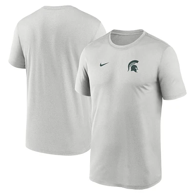 Men's Nike Michigan State Spartans 2025 Sideline Small Logo Legend Performance T-Shirt