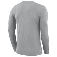 Men's Nike Gray Michigan State Spartans Basketball Drop Legend Long Sleeve Performance T-Shirt