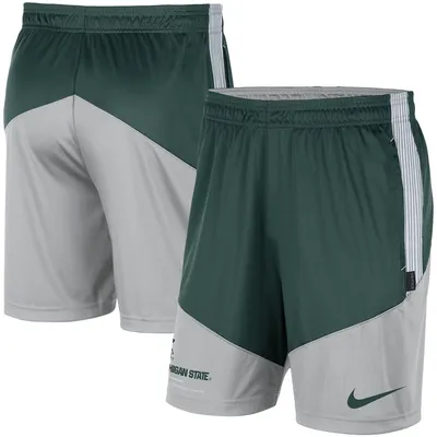 Short en tricot Nike State Spartans Team Performance pour homme, vert/gris