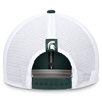 Men's Nike Green/White Michigan State Spartans 2024 Sideline Trucker Adjustable Hat