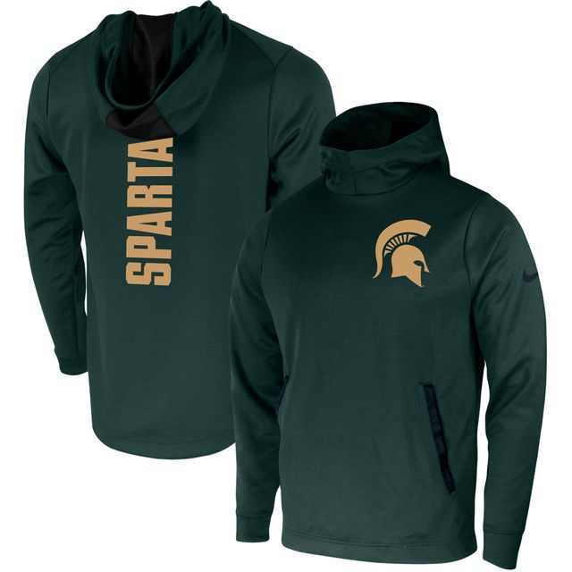 Sweat à capuche Nike Michigan State Spartans 2-Hit Performance pour homme vert