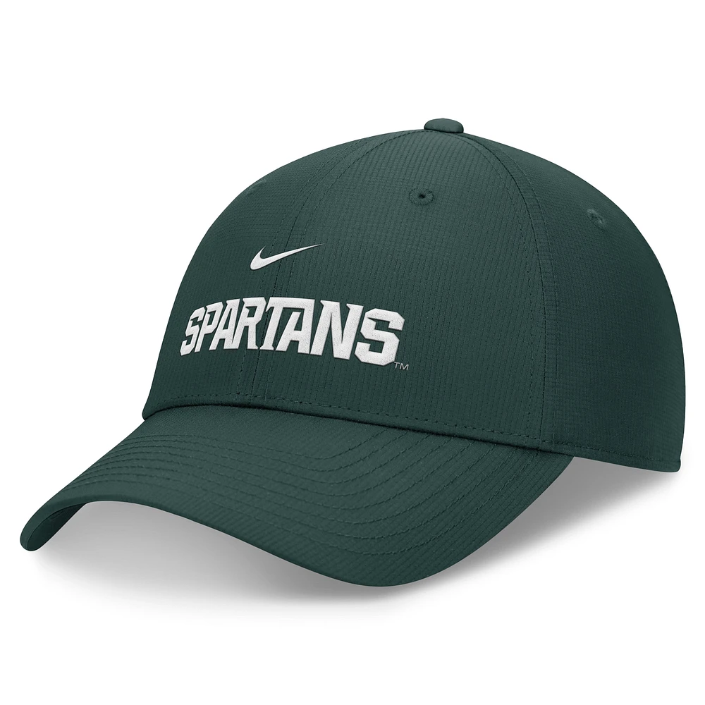 Men's Nike Green Michigan State Spartans 2024/25 On-Field Club Performance Adjustable Hat