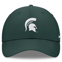 Casquette ajustable Nike Michigan State Spartans 2024 On-Field Performance pour homme Vert