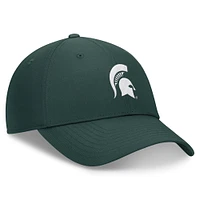 Casquette ajustable Nike Michigan State Spartans 2024 On-Field Performance pour homme Vert