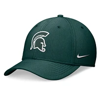 Casquette Nike verte Michigan State Spartans 2024 Sideline Flex pour homme