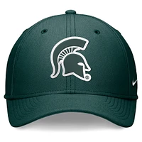 Casquette Nike verte Michigan State Spartans 2024 Sideline Flex pour homme