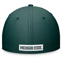 Casquette Nike verte Michigan State Spartans 2024 Sideline Flex pour homme