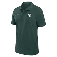 Men's Nike Green Michigan State Spartans 2024 Sideline Woven Performance Polo