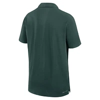 Men's Nike Green Michigan State Spartans 2024 Sideline Woven Performance Polo