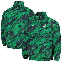 Veste anorak à demi-zip Nike Michigan State Spartans pour homme, verte