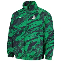 Veste anorak à demi-zip Nike Michigan State Spartans pour homme, verte