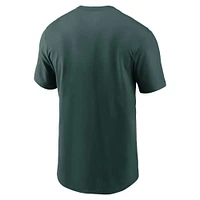 Men's Nike Green Michigan State Spartans Basketball Icon T-Shirt