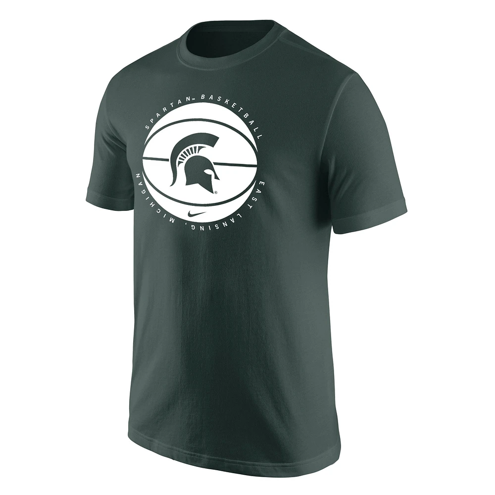 Men's Nike Michigan State Spartans Basketball Logo T-Shirt