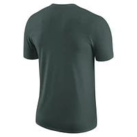 T-shirt pour homme Nike Michigan State Spartans Campus Gametime vert