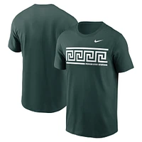 T-shirt Nike vert Michigan State Spartans Campus Local pour homme