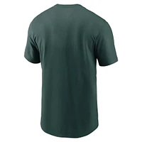 T-shirt Nike vert Michigan State Spartans Campus Local pour homme