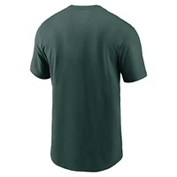 T-shirt de sport hockey sur glace Nike vert Michigan State Spartans pour homme