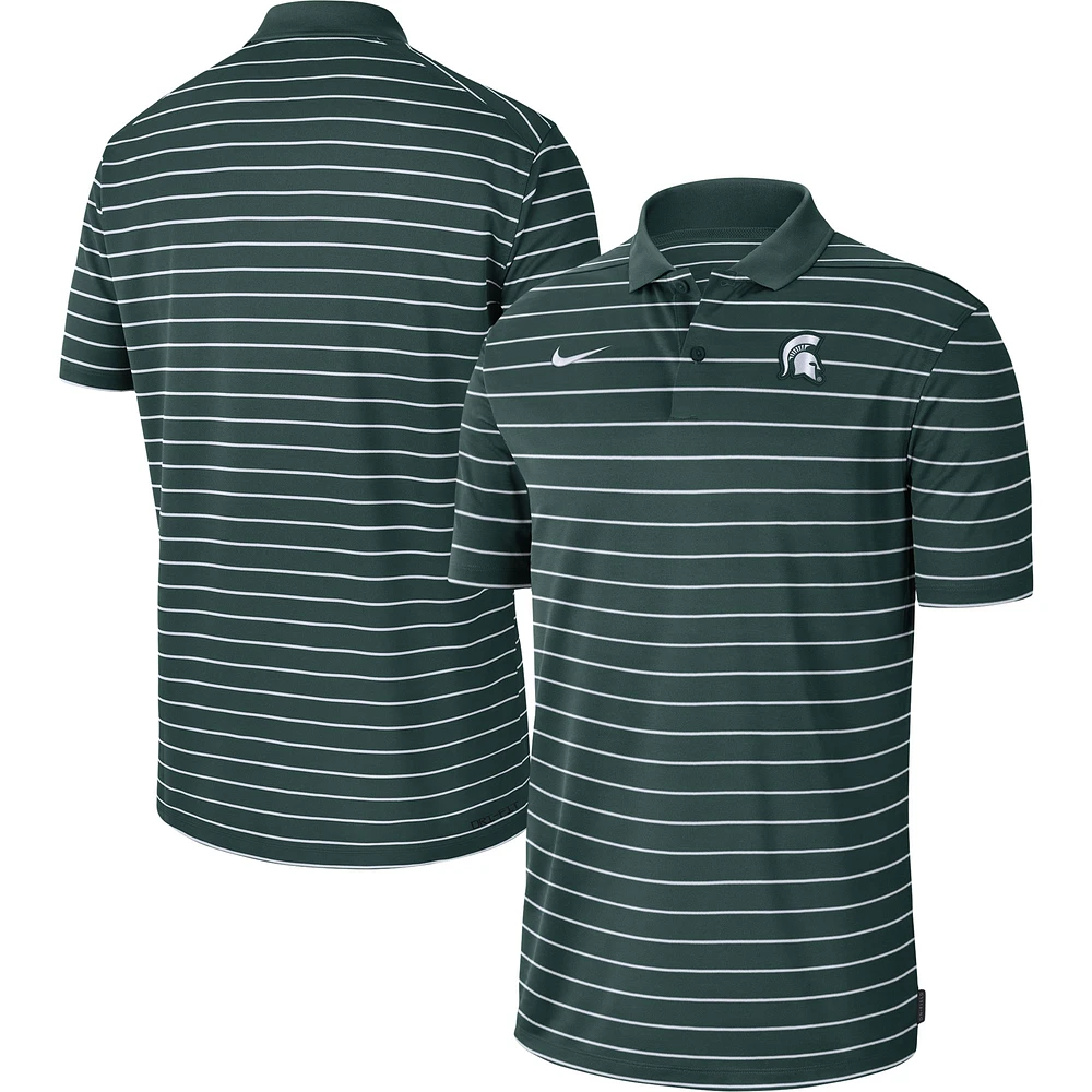 Men's Nike Green Michigan State Spartans Icon Victory Coaches 2023 Early Season Performance Polo