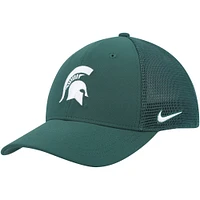 Men's Nike Green Michigan State Spartans Legacy91 Meshback Swoosh Performance Flex Hat