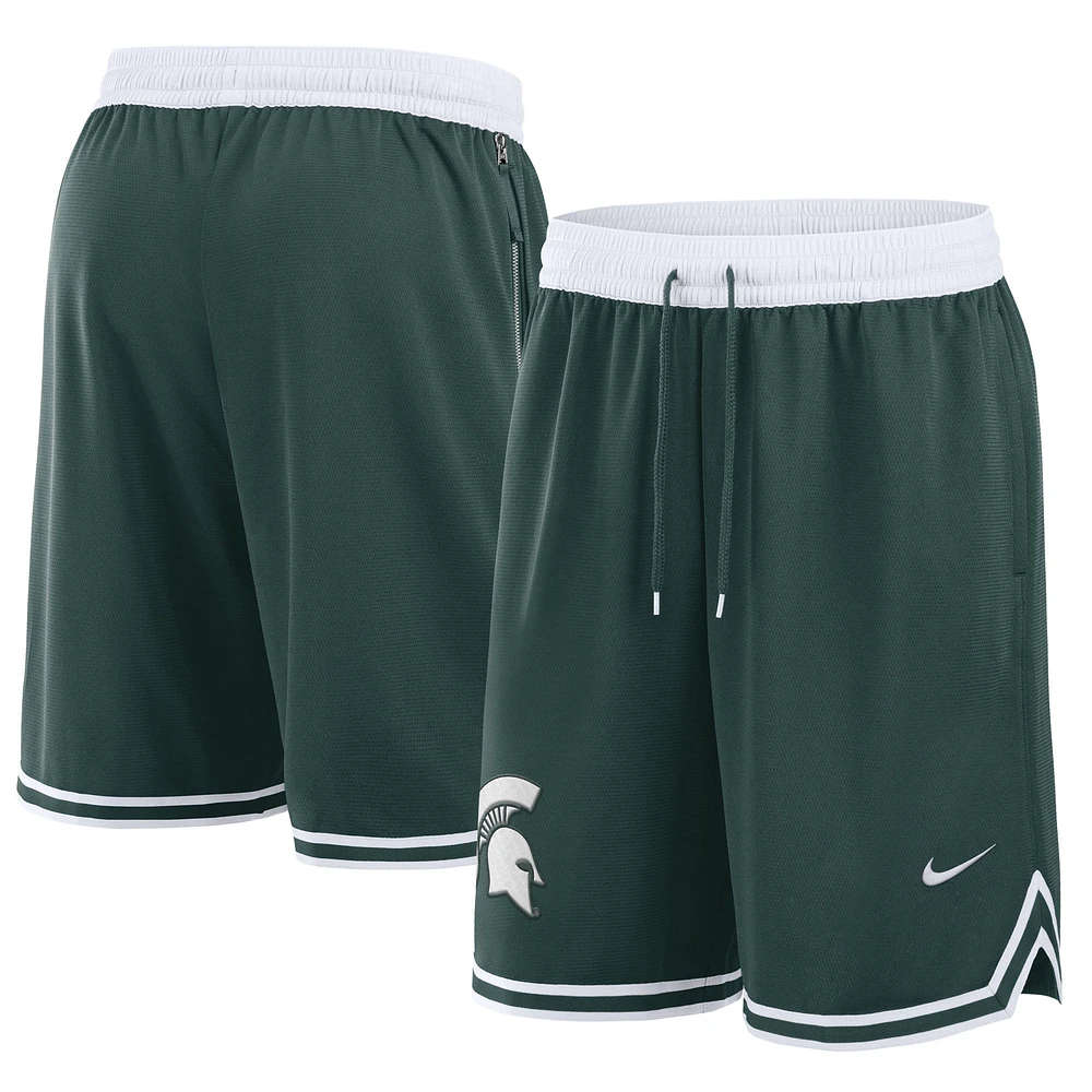 Short de basket-ball Nike vert Michigan State Spartans Performance pour homme