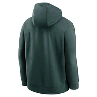 Men's Nike  Green Michigan State Spartans Primetime Dynamic Mascot Club Fleece Pullover Hoodie