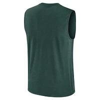 Men's Nike Green Michigan State Spartans Primetime Legend Lock Up Performance Muscle Tank Top