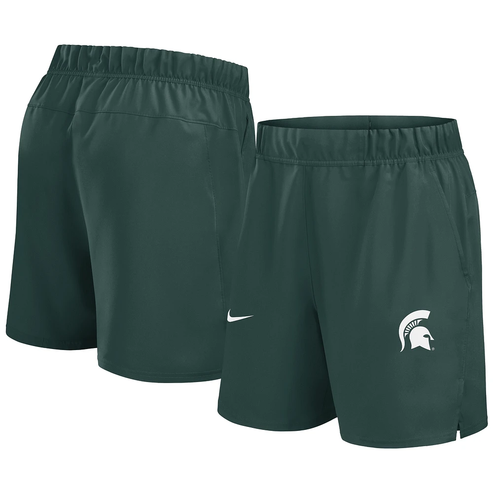 Men's Nike Green Michigan State Spartans Primetime Victory Performance Shorts