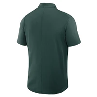 Men's Nike Green Michigan State Spartans Primetime Victory Primary Logo Performance Polo