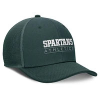 Casquette ajustable Nike verte Michigan State Spartans Rise pour homme