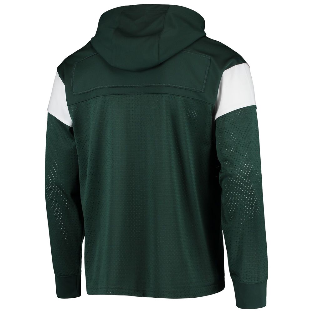 Men's Nike Green Michigan State Spartans Sideline Jersey Pullover Hoodie