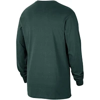 Men's Nike Green Michigan State Spartans Slam Dunk Long Sleeve T-Shirt