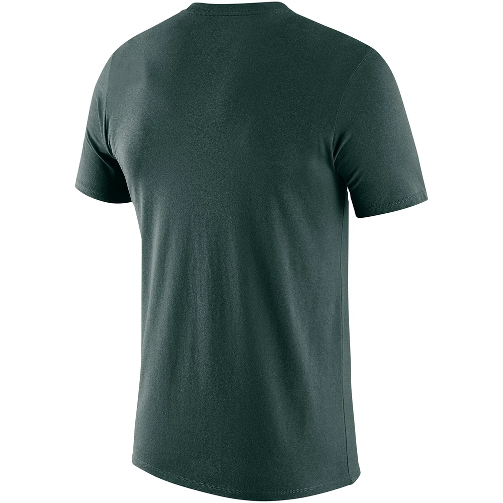 T-shirt Nike vert Michigan State Spartans Team Issue Legend Performance pour homme