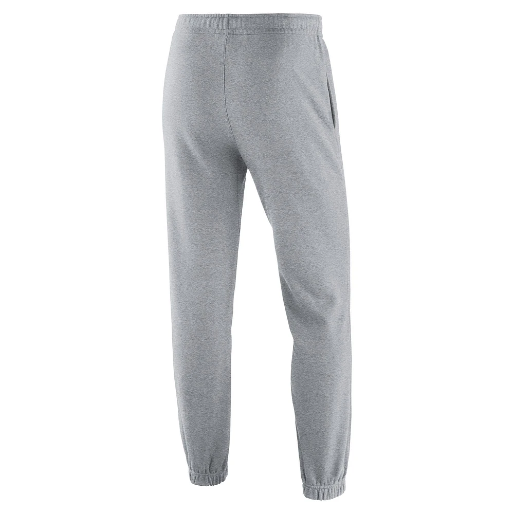 Men's Nike Heathered Gray Michigan State Spartans Saturday Fleece Pants