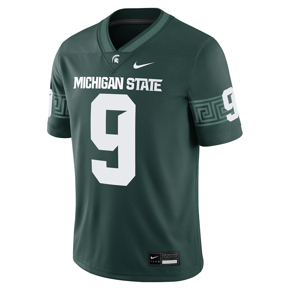 Maillot de match des anciens Spartans l'État du Michigan Nike Kenneth Walker III pour homme, vert