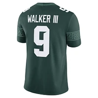 Men's Nike Kenneth Walker III Green Michigan State Spartans Player Game Jersey